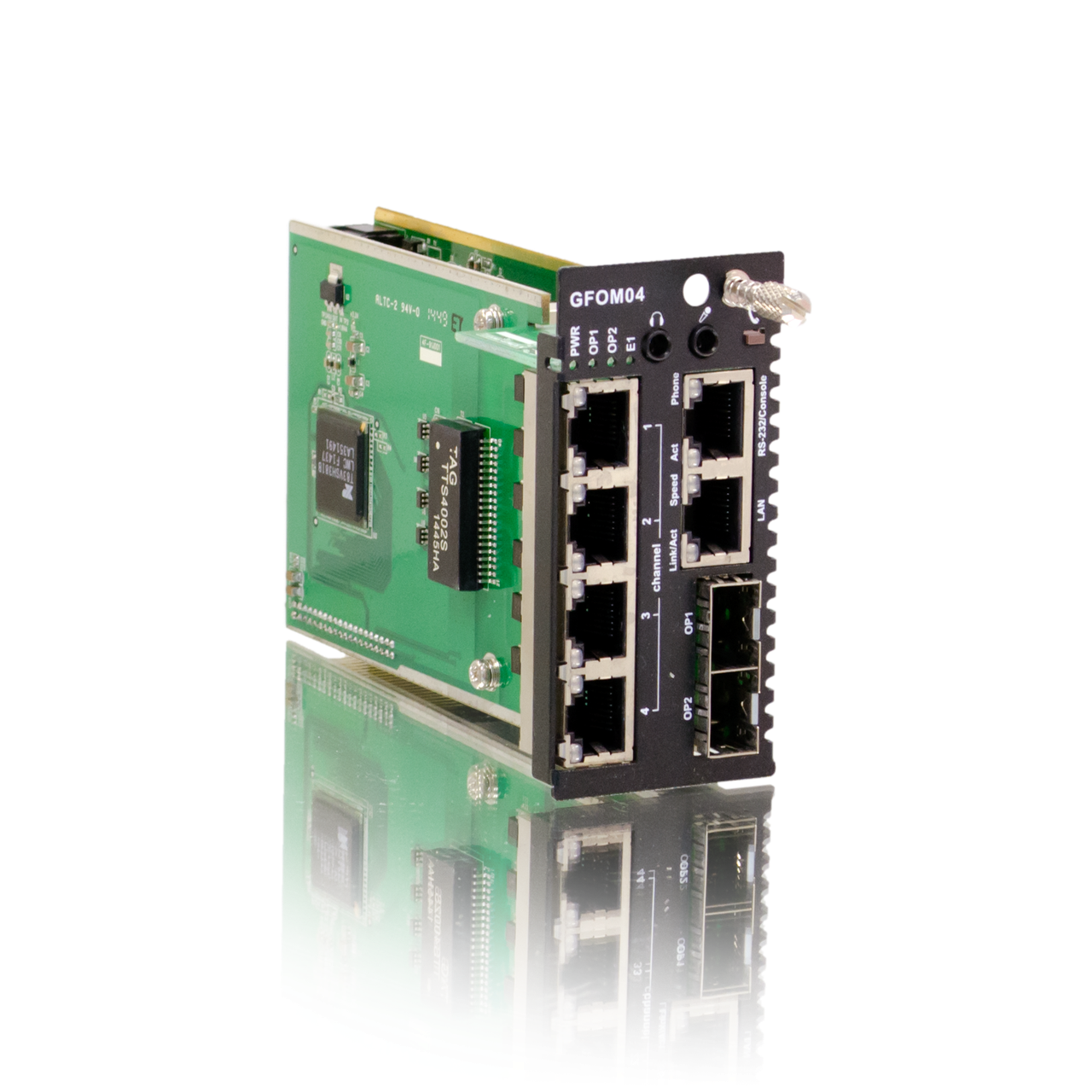 Мультиплексор оптический CTC Union FRM220-FOM04 4 канальный 4xE1/T1 RJ45 + Fast Ethernet